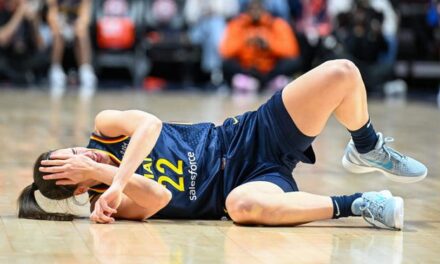 Caitlin Clark Gets Poked In Eye By DiJonai Carrington, Struggles To Shoot In Fever Loss