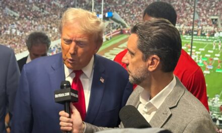 Donald Trump Is A Big Fan Of Tom Brady As A FOX NFL Broadcaster, Shares Opinion With OutKick’s Clay Travis