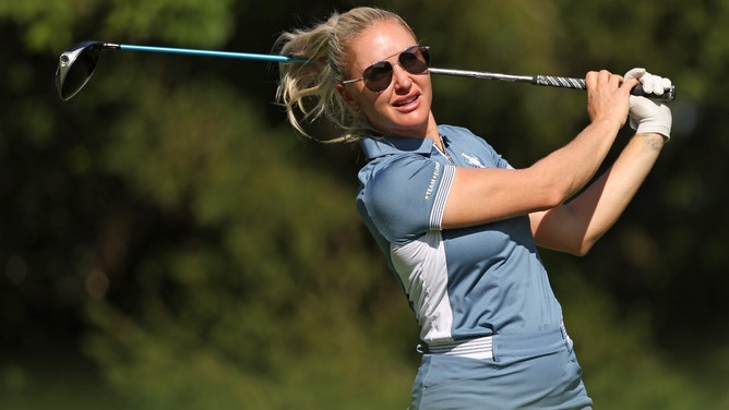 charley hull solheim cup smoking cigarette