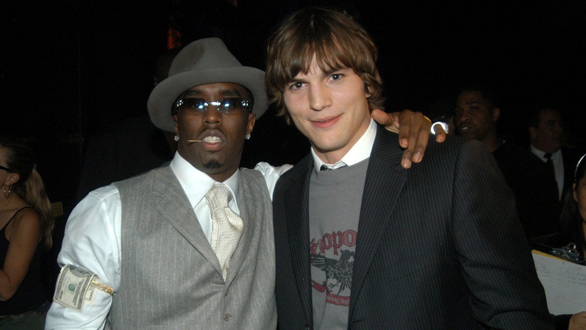 Sean 'Diddy' Combs and Ashton Kutcher