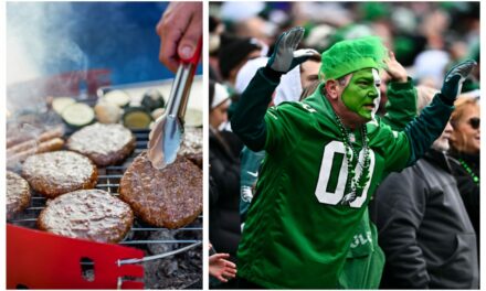 Eagles Fans Lined Up To Tailgate For MNF At 5:30 A.M.