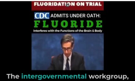 CDC finally admits FLUORIDE is TOXIC to humans, especially babies, causing neurological damage, so why not remove it from all municipal tap water right away?