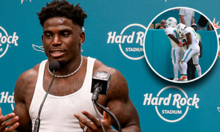 ‘Get out of the car!’ Miami Dolphin’s Tyreek Hill considering legal action after release of intense police bodycam footage