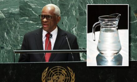 Haitian President Spills All Over Himself While Trying To Drink From Pitcher: Was It An Alpha Move Gone Wrong?