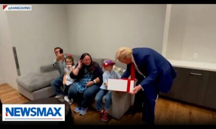 Trump surprises 8-year-old boy with gift before rally | Wake Up America