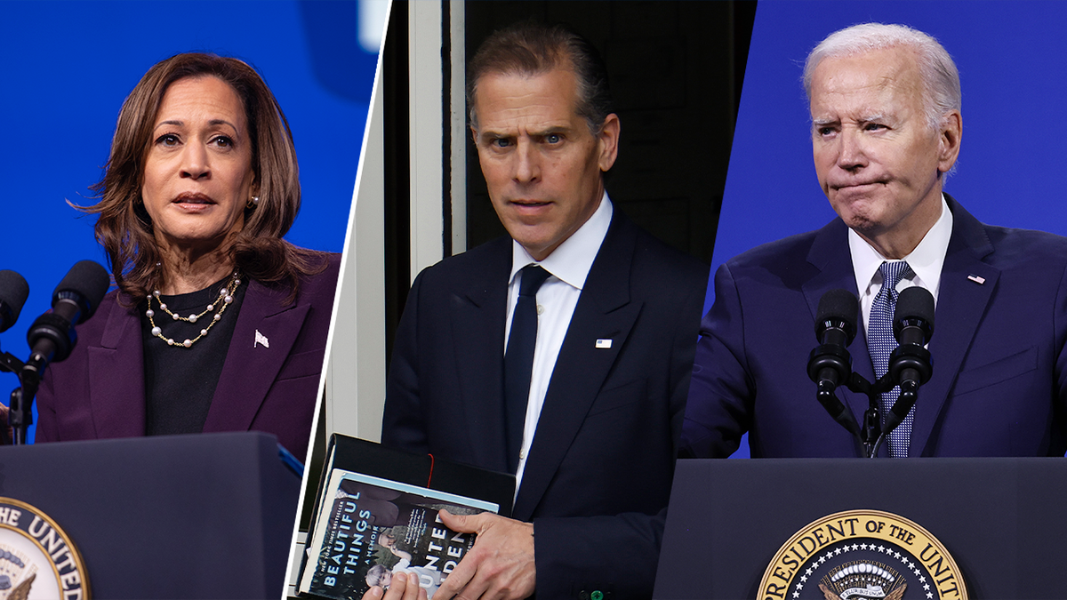 Vice President Harris, Hunter Biden and President Biden