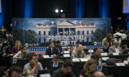 Opinions Divided Over Trump–Harris Debate as Former President Makes Spin Room Visit