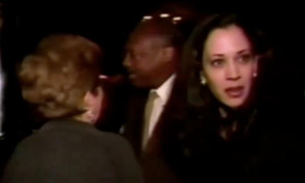 Watch: Reporter asks Kamala Harris EMBARRASSING question in front of Willie Brown (who was married)