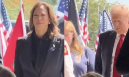 Watch: Kamala and Trump walked into the same firehouse on 9/11. Check out the DIFFERENT reactions