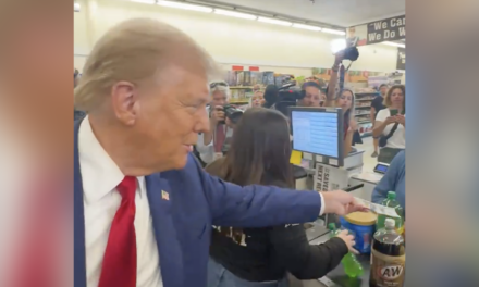 Watch: A mother of three was struggling with groceries, so Trump did something amazing