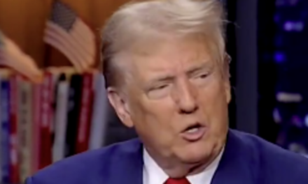 Watch: Trump shares hilarious story of Tim Walz calling him “scared of American flags”