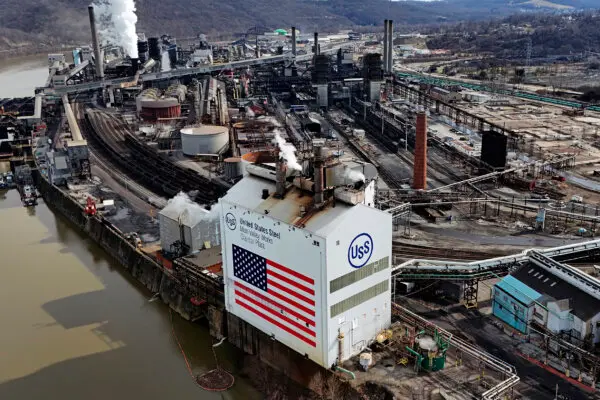 U.S. Steel's Mon Valley Works Clairton Plant in Clairton, Pa., is shown on Feb. 26, 2024. (Gene J. Puskar/AP Photo)