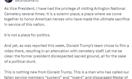 John McCain’s Son Blasts Trump Arlington Appearence Despite His Father Literally Using Arlington in a Campaign Ad