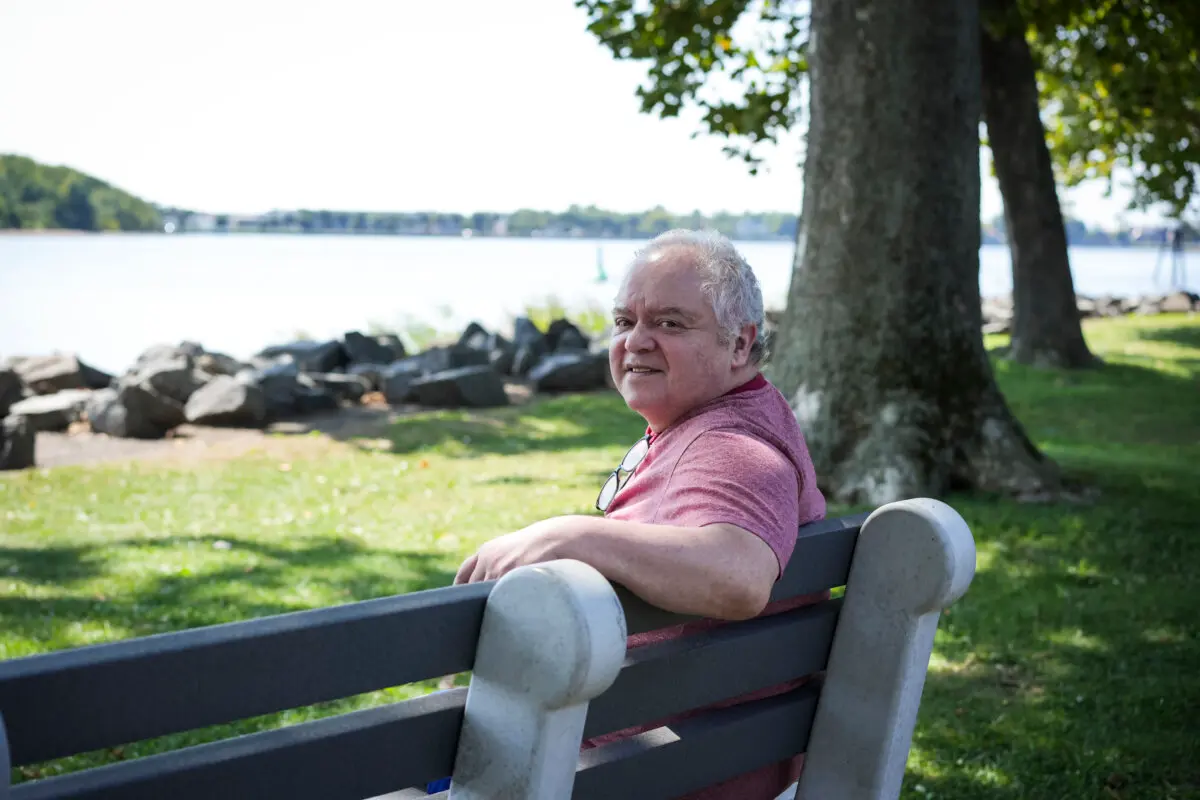 David Zane in Bristol, Pa., on Sept. 9. (Samira Bouaou/The Epoch Times)