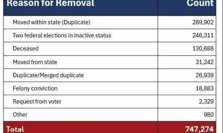 North Carolina Removes 750,000 Ineligible Voters  From Its Rolls