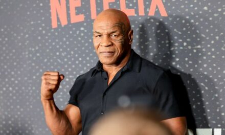 ‘I have to take them when I train’: Mike Tyson says he might be high on marijuana or mushrooms for his fight with Jake Paul