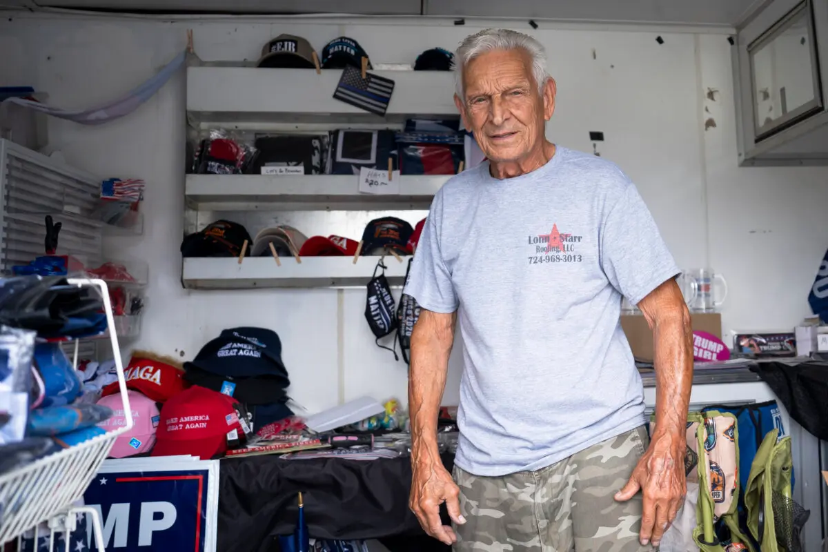 Michael Nicolazzo in Butler, Pa., on Sept. 6, 2024. (Madalina Vasiliu/The Epoch Times)