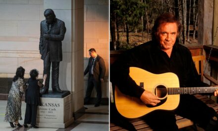 Johnny Cash honored with a statue at the US Capitol