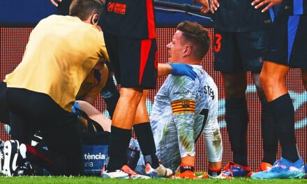 Barcelona, Germany goalkeeper Marc-André ter Stegen out for several months after knee surgery