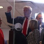 Trump arrives at Alabama-Georgia game to chants of ‘USA,’ ‘Four more years’