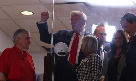 Trump arrives at Alabama-Georgia game to chants of ‘USA,’ ‘Four more years’