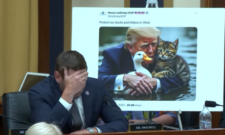 Fang Fang’s Boyfriend Eric Swalwell Loses His Mind Over Trump Cat Memes