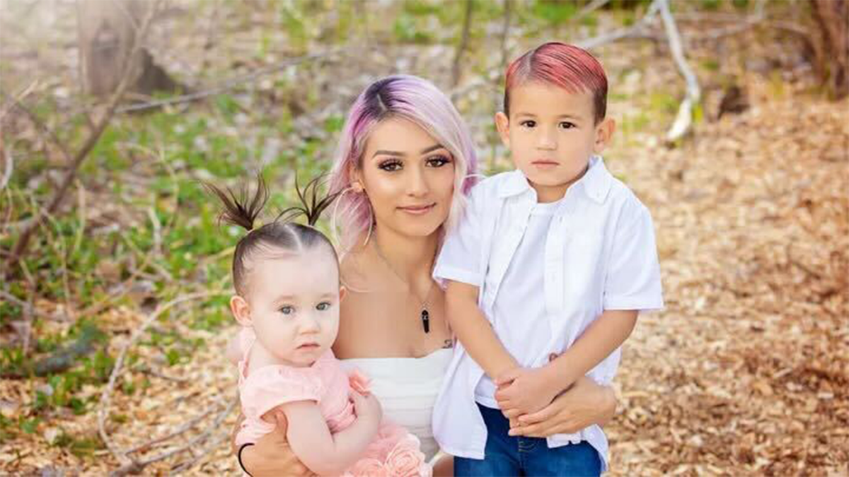 Erika Diarte-Carr and her children