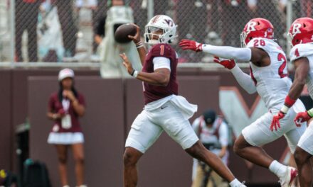 Virginia Tech QB Throws Ball Out The Back Of His Own End Zone For Wild Safety