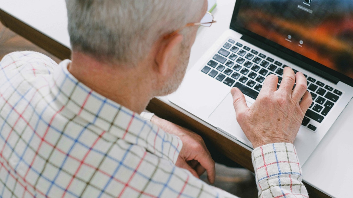 man on laptop