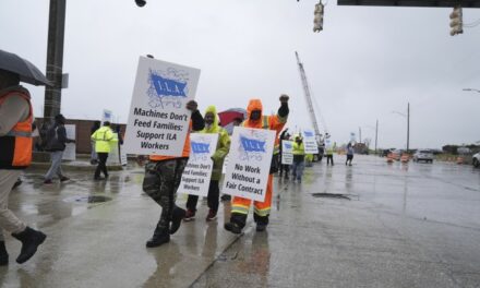 October Surprise! Kamala Harris Embraces Striking Port Workers, Owns Any Resulting Economic Damage