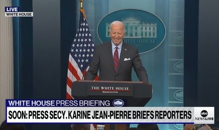 Biden FINALLY Visits WH Briefing Room, But Journos Waste Time With Softballs