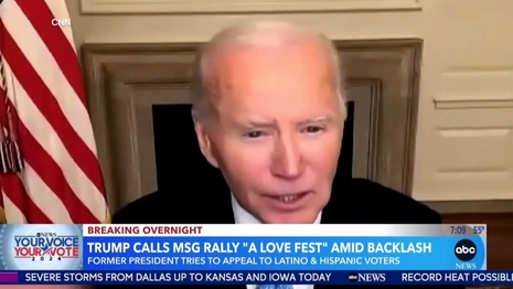 Nothing to See! ABC Tries to Make Biden Calling Trumpers ‘Garbage’ a Non-Story