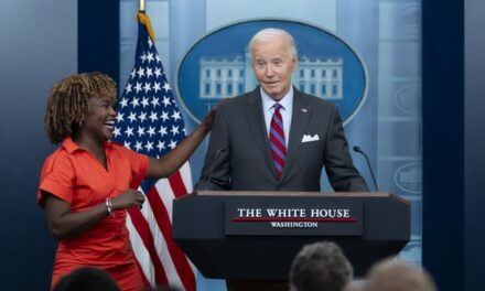 Biden Sits at Mini Oval Office Play Set to Talk Hurricane Prep & Slam Rumors Gov’t Controls Weather