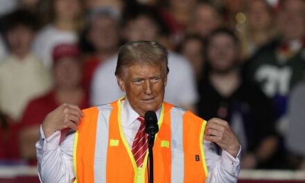 LEGEND: Orange Vest-Wearing Trump Tells WI Crowd Hilarious Story of How Garbage Truck Ride Came to Happen