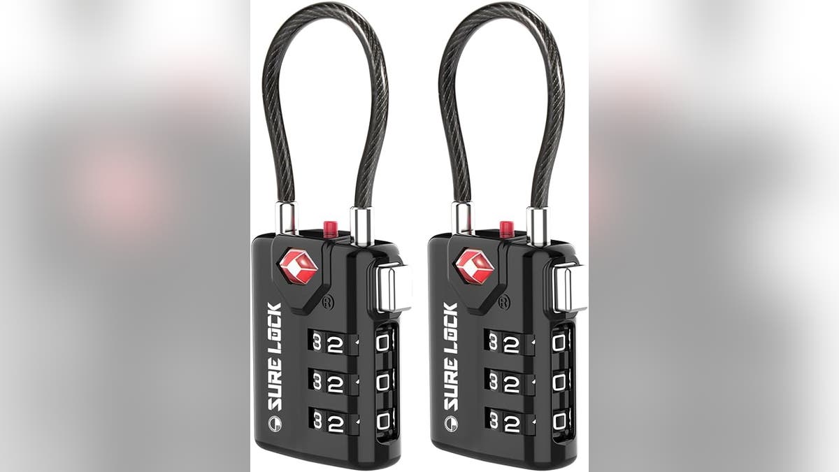 Protect your luggage with luggage locks. 