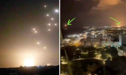 “We gotta get off the roof!”: Iran fills the skies with ballistic missiles fired at Israel, impacts recorded in Tel Aviv