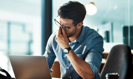 Man Torn Between Working From Home And Being Interrupted By Kids, Working At Office And Being Interrupted By Coworkers