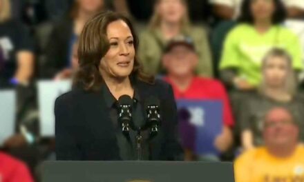 Did Kamala’s teleprompter break? Watch as the VP goes into repeat mode and struggles to form a coherent thought