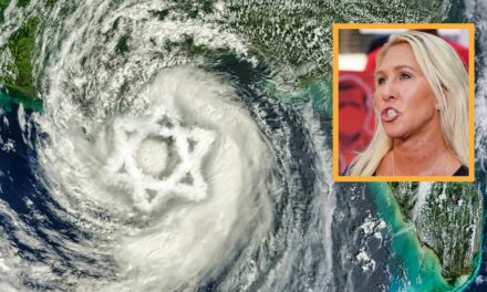 ‘I Tried To Warn You!’ Cries MTG As Hurricane Forms In The Shape Of The Star Of David