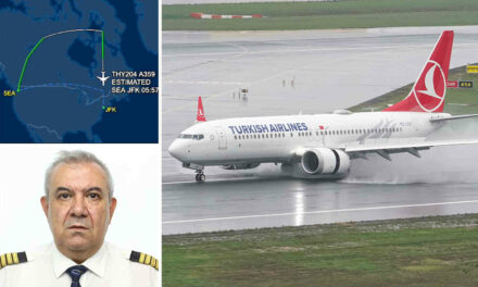 Turkish Airlines flight makes emergency stop at JFK after pilot dies mid-flight