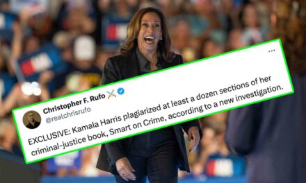 RUFO BOMB! Investigation reveals Kamala Harris plagiarized “at least a dozen sections” of her book, including text copied from Wikipedia