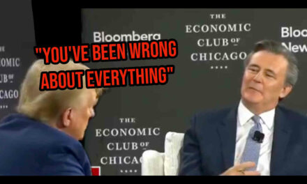 Bloomberg invited Trump to talk about the economy (Kamala declined to join), so Trump decided to take them to school