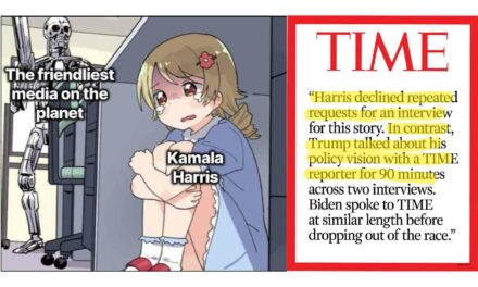 TIME magazine — yes, TIME — calls out Harris for refusing to take an interview 😆