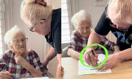 Watch this woman “help” her confused old grandma vote for the “first black woman president ever”