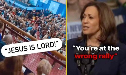 Someone shouted “Jesus is Lord” at a Kamala rally and Kamala responded by saying that he was at the wrong rally.