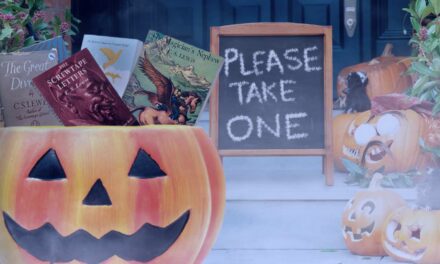 Popular Halloween House Puts Out Bucket Of C.S. Lewis Books