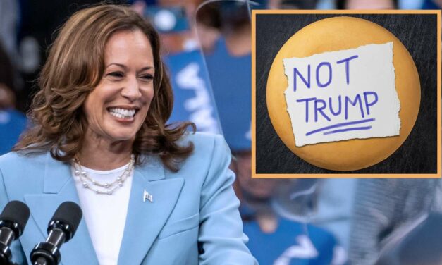 Dems Switch Out Kamala For A Wheel Of Cheese With A Sign Reading ‘Not Trump’