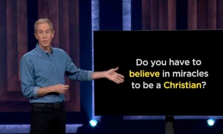 Pastor Andy Stanley says that Christians are only required to believe two of the miracles in the Bible