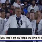 Heroes: Abortionists At Kamala Rally Rush To Woman Suffering Medical Emergency, Murder Her