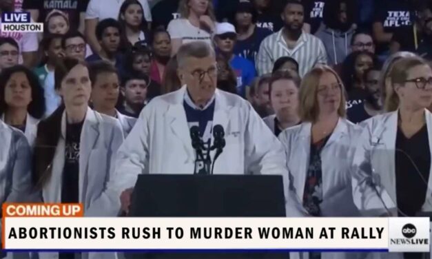 Heroes: Abortionists At Kamala Rally Rush To Woman Suffering Medical Emergency, Murder Her